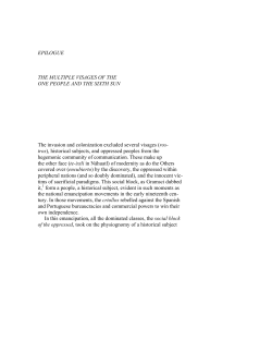 Epilogue - Biblioteca CLACSO