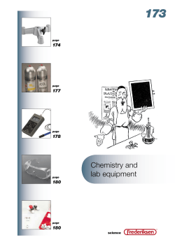 Chemistry and lab equipment