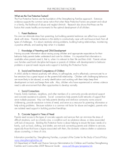 FIVE PROTECTIVE FACTORS