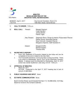 Minutes - City of Santa Monica