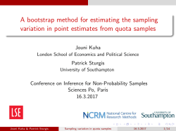 Jouni Kuha - European Survey Research Association