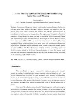 Location Efficiency and Optimal Location of PB and PSB Using