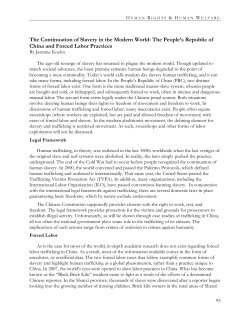 Continuation of Slavery