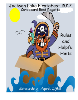 PirateFest 2017 Regatta Race Packet