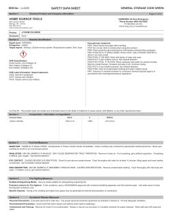 SDS Information - Home Science Tools