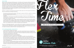 Flex Time.indd - Little Rock Athletic Club