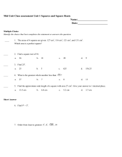 MidUnit Review Due on Monday