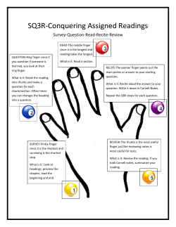 SQ3R Reading Strategy