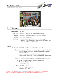 3`x 5` Banners - All Points Media