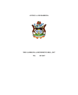 The Gambling (Amendment) Bill, 2017