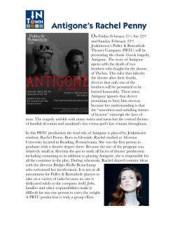 Antigone`s Rachel Penny - Jenkintown Community Alliance