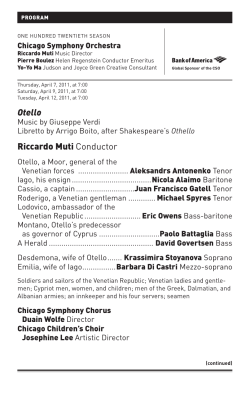 Otello riccardo muti Conductor