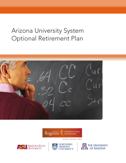Arizona University System Optional Retirement Plan