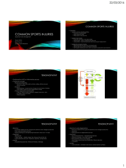 The assessment and management of various