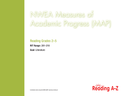NWEA Measures of Academic Progress (MAP)