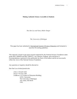 The role of scientific content knowledge required in scientific inquiry