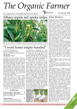 Mbaazi repels red spider mites
