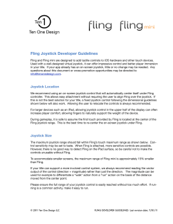 Fling Developer Guidelines