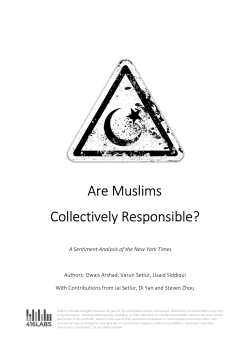 Are Muslims Collectively Responsible?