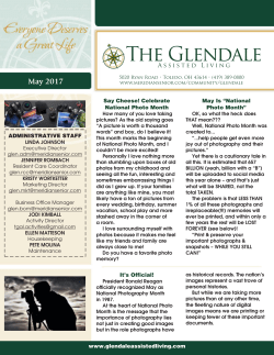 04/19/17 the glendale assisted living may 2017 newsletter