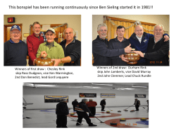 This bonspiel has been running continuously since Ben Sieling