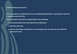 Lifetime Achievement Award - North Lanarkshire Council