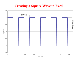 Creating a Square Wave in Excel