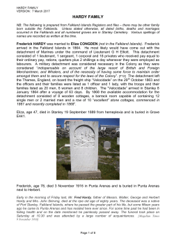 HARDY Frederick and Eliza