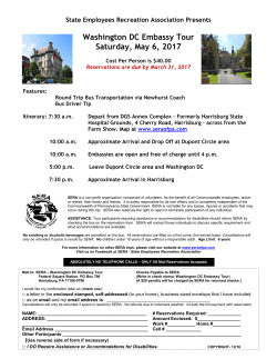 Print Flyer (TRIP IS FULL) - State Employees Recreation Association