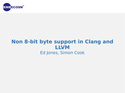 Slides - FOSDEM 2017