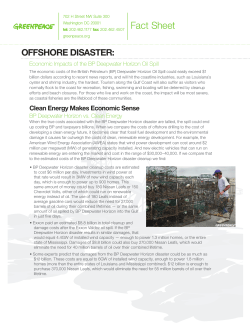 offshore disaster