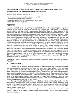 STRESS-STRAIN BEHAVIOR AND DUCTILE FRACTURE