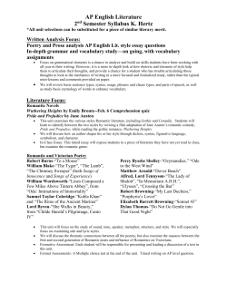 2016-2017 Second Semester Syllabus