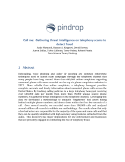 Call me: Gathering threat intelligence on telephony scams to detect