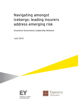 Navigating amongst icebergs: leading insurers address