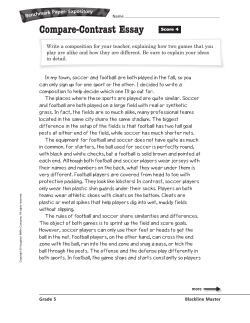 Compare-Contrast Essay