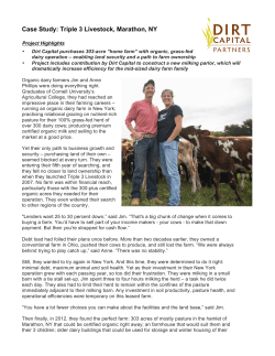 Case Study: Triple 3 Livestock, Marathon, NY