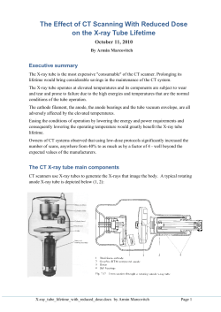 The Effect of CT Scanning With Reduced Dose on the X