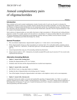 Anneal complementary pairs of oligonucleotides