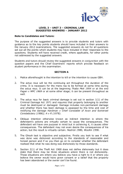 Jan 12 Criminal Law