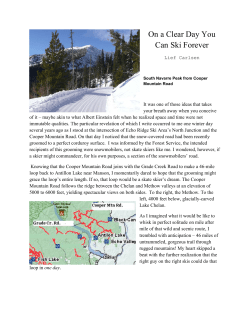 On a Clear Day You Can Ski Forever