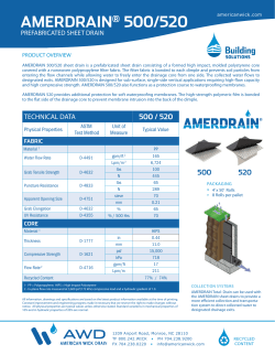 amerdrain&reg; 500/520 - American Wick Drain