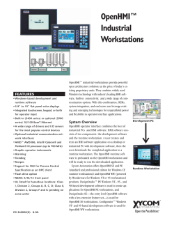 OpenHMI Industrial Workstations(Datasheet
