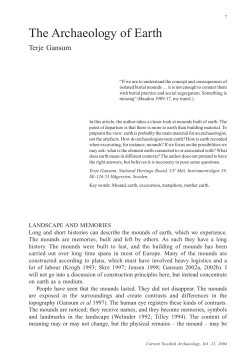 The Archaeology of Earth