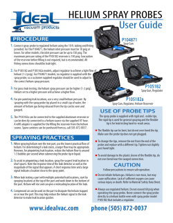 Helium Spray Probes