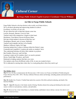 Cultural Corner - Fargo Public Schools