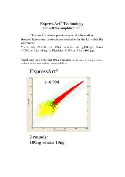 ExpressArt mRNA Amplification Technology