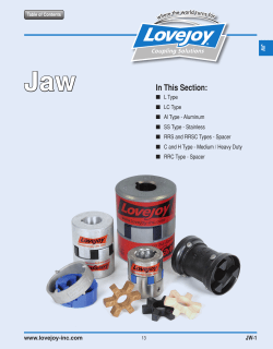 Jaw Type Catalog