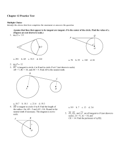 Chapter 12 Practice Test
