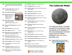 The Caldecott Medal - Normal Public Library